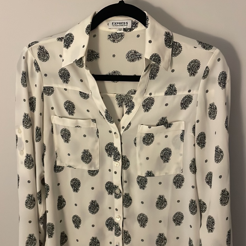 Express The Portofino Shirt Size XS - Picture 2 of 8